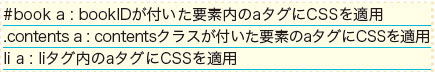 【04】子孫セレクタの指定例。