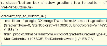 【7-1】filterを使用し、IEでグラデーションを表示するHTML+CSSの記述。上から下へ、左から右へのグラデーション。
