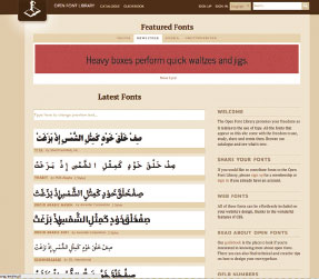 【13】http://openfontlibrary.org/en