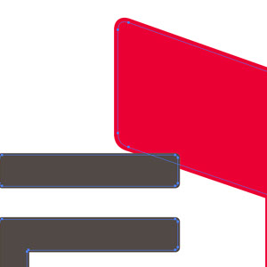 ［線幅］を利用して文字の太さを調整していたため、［線］もアウトライン化します。