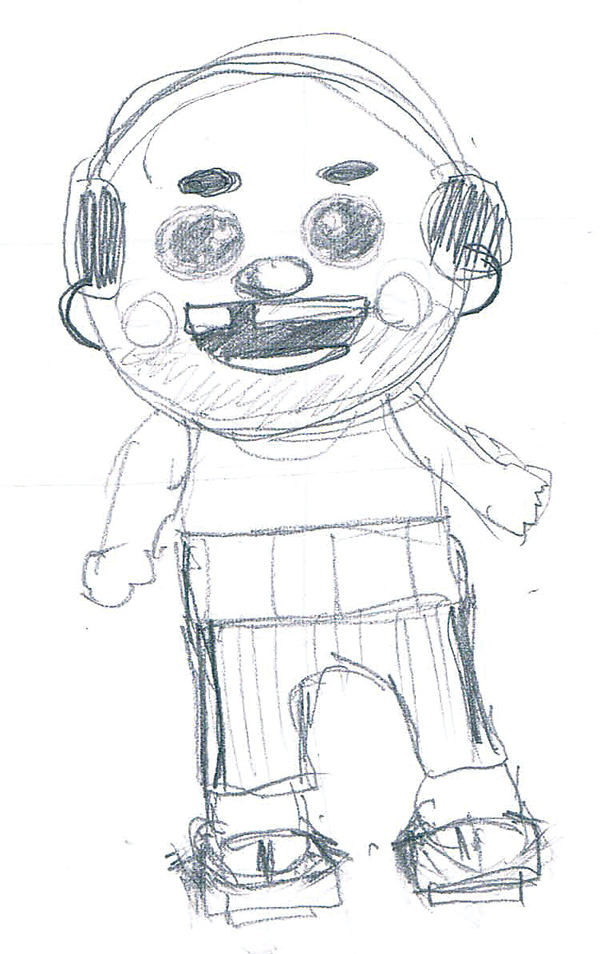 ちっちゃいおっさんラフ案