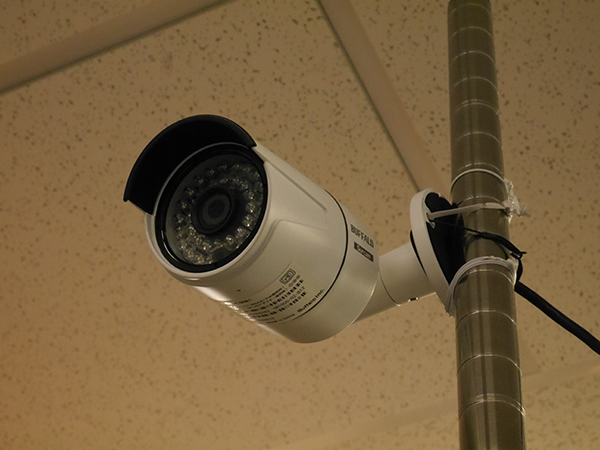 監視カメラの設置などセキュリティも厳重