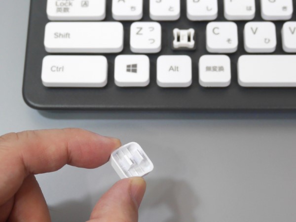 キーは簡単に取り外して洗えます