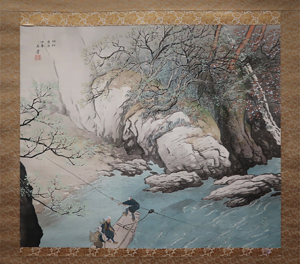 川合玉堂『春風春水』 1940（昭和15）年　絹本・彩色　山種美術館所蔵