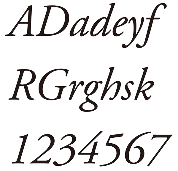 Adobe Garamond Italic