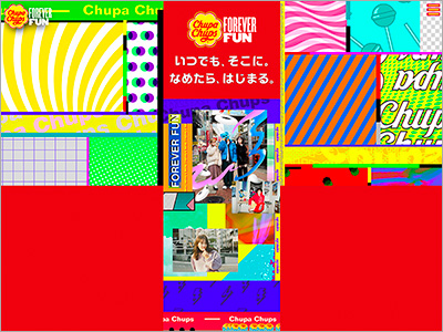  Webサイト『Chupa Chups FOREVER FUN』、CDジャケット『つらなってODORIVA／ましのみ』（2020.4.9） 
