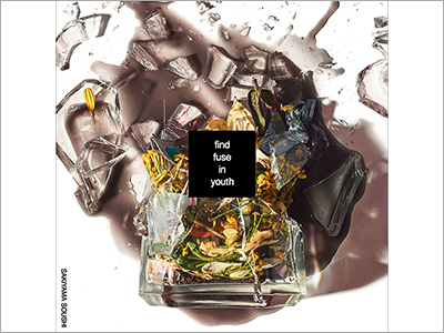  CDジャケット『find fuse in youth／崎山蒼志』、書籍カバー『母影／尾崎世界観』、商品パッケージ『SEE/SAW Spring Note 21』（2021.2.15）