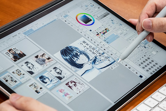 Ipadで描く作品のクオリティがあがる マンガ家ホリプーさんが Morisawa Passport For Ipad を使う理由 デザインってオモシロイ Mdn Design Interactive