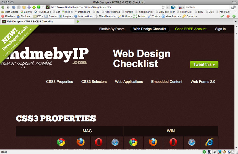 【図6】Web Design Checklist