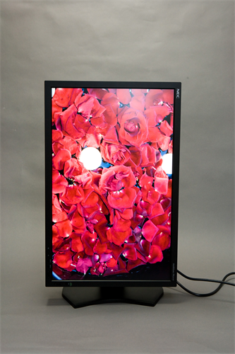 レボルビングの縦位置は、右側が下になる。ボタンは一が巧妙で、レボルビングでは左側になる