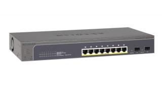 ネットギア、8ポートがPoE＋に対応したギガビットスマートスイッチ「GS510TP」