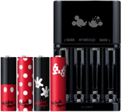 パナソニック、ディズニーキャラクターモデルの充電池「エネループ」を発売