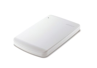 シンプル＆スリムな筐体のポータブルHDD