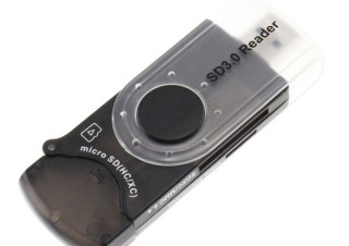 エバーグリーン、USB3.0対応の回転キャップ式SDカードリーダーを発売