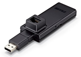 バッファロー、ネットワーク対応テレビをワイヤレス化する無線LANユニット