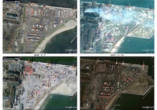 Google、東日本大震災の被災地域の衛星写真を更新－2月～3月上旬に撮影