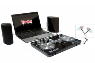 オンキヨー、DJコントローラーをセットにしたノートPCを発売