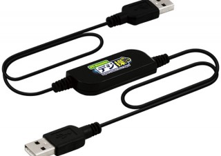 プリンストン、2台のPCで入力機器を共有できるUSB2.0リンクケーブルを発売