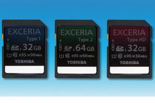 東芝、UHS-Iに対応するSDXC/SDHCカードの新ブランド「EXCERIA」を発表