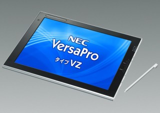 NEC、ビジネス向けの12.1型スレートPC「VersaPro タイプVZ」を発表