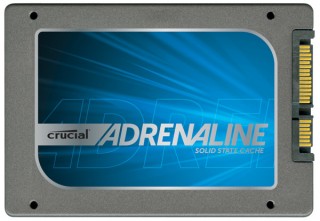 SSDをHDDのキャッシュに使用してPCを高速化する「Crucial Adrenaline」が発売