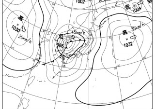 台風並みの暴風雨に注意を。そして「台風」と「爆弾低気圧」の違いとは？