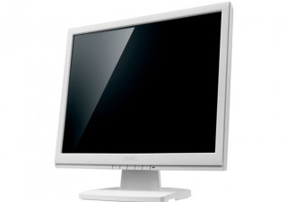 耐震補強シールを備えた17型液晶ディスプレイ