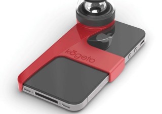 アスク、iPhone4S/4でパノラマ動画撮影できるレンズキット「dot」を発売