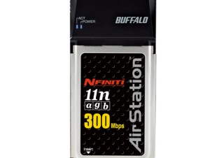 IEEE802.11n対応のCardBus用無線LANアダプタ