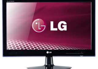 LG、デザイン性の高い23インチ光沢パネル液晶ディスプレイ