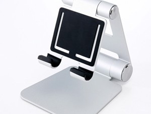サンワ、タブレット用の折りたたみ式スタンド「200-STN002」を発売