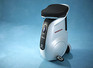 ホンダ、身体を傾けるだけで速度や方向を調整できる1人乗りの電動車両「UNI-CUB」を発表 