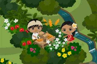 サイバーエージェント、南の島での生活や探検をテーマにした「ピグアイランド」の提供を発表