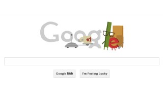 今日のGoogleホリデーロゴは父の日