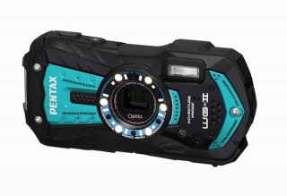 水深12mでも撮影できる防水カメラ「PENTAX Optio WG-2」にシャイニーブルー追加
