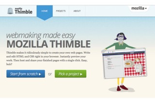 Mozilla、ブラウザ上でWebページを作成できる「Thimble」を公開