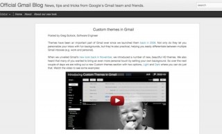 米Google、Gmail背景画像に任意画像のテーマ設定を追加