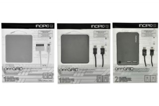 リンクス、モバイルバッテリー「INCIPIO OFFGRIDシリーズ」3製品を発売
