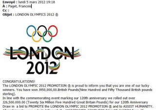 マカフィー、ロンドンオリンピック関連の詐欺メールに注意喚起