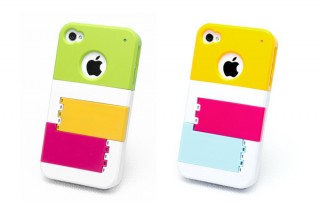 コーゼ、ポップな配色のiPhone用スタンドケース「MONDRIAN」を発売