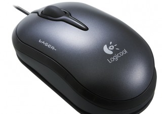 コードラップタイプのコンパクトレーザーマウス