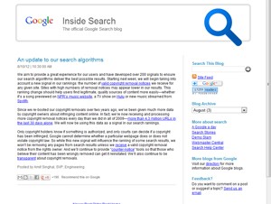 Googleが検索アルゴリズムを更新－著作権侵害対策を強化