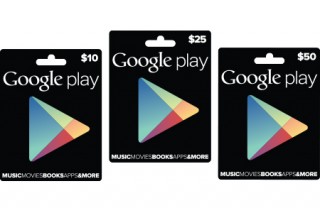 Google、Google Playで利用できるプリペイドカードを発表
