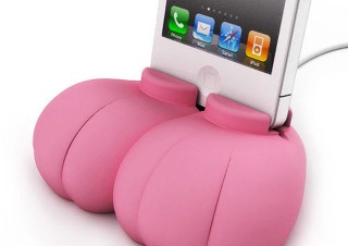 エバーグリーン、ウサギの足のような独特なフォルムのiPhoneスタンドを発売