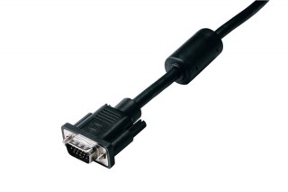 2つのシールドでノイズを抑えたディスプレイケーブル