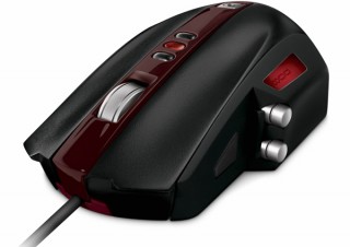 LCDパネルを搭載、約5,000通りのカスタマイズが可能なレーザー式10ボタンマウス