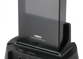 クレードル式の3.5/2.5インチSATA HDDリーダー/ライター