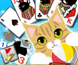 コロプラ、iPhone向けカード＆パズルゲーム「ソリティにゃスイーパー！」を提供開始