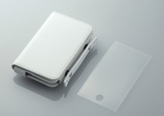 コード巻き取り機能付きiPod touch専用ソフトレザーケース