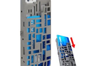 芸術家・モンドリアン作品をイメージ、幾何学デザインのiPhone5ケース